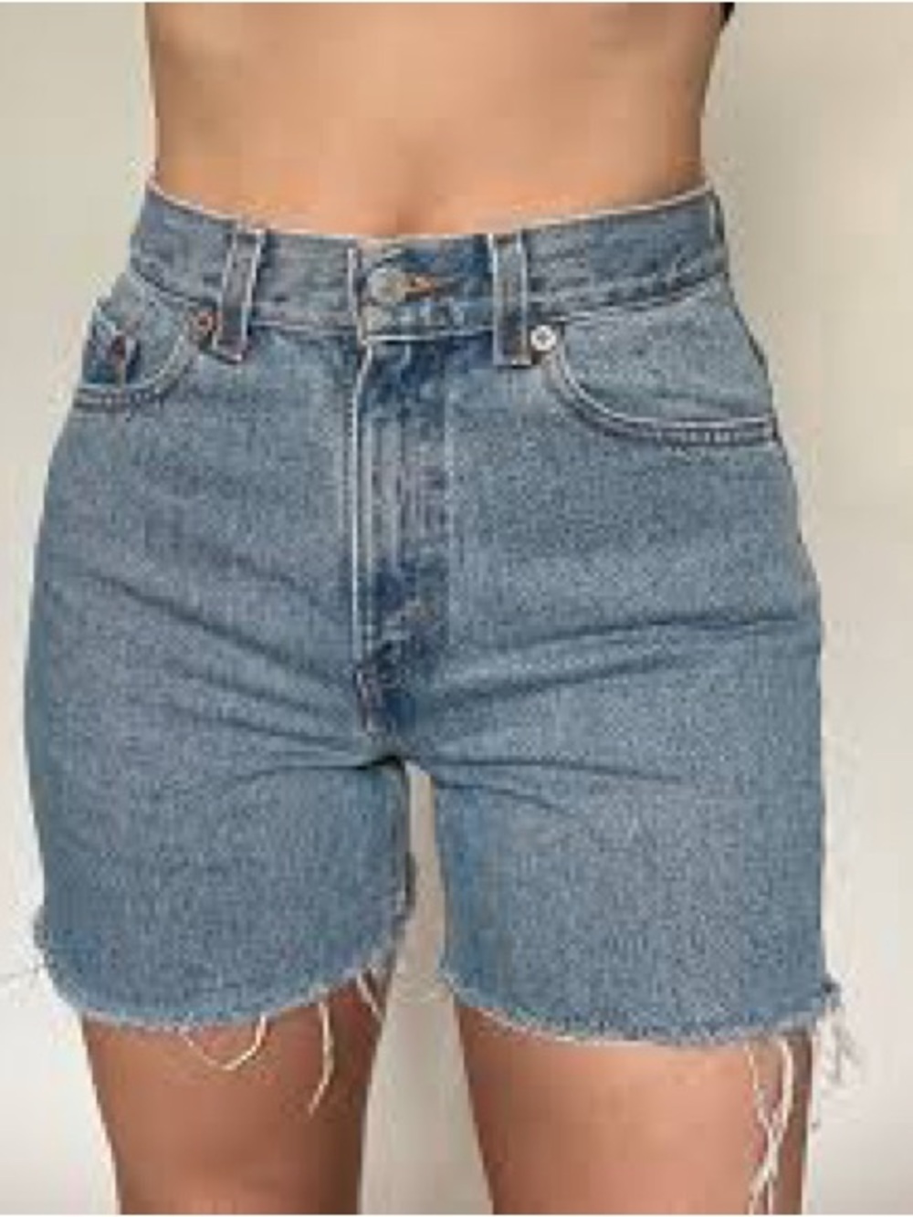 Levi's Light Blue Denim Cutoff Shorts